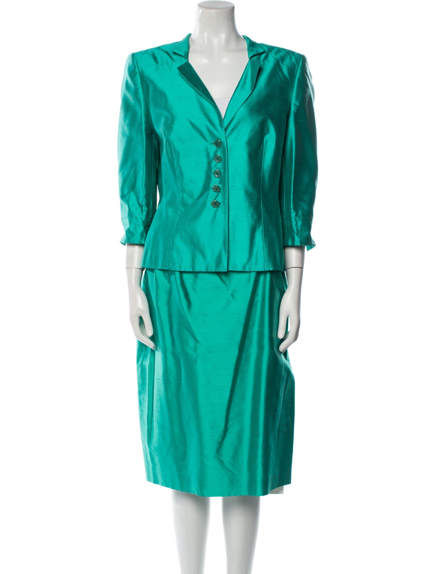 Escada Silk Skirt Suit