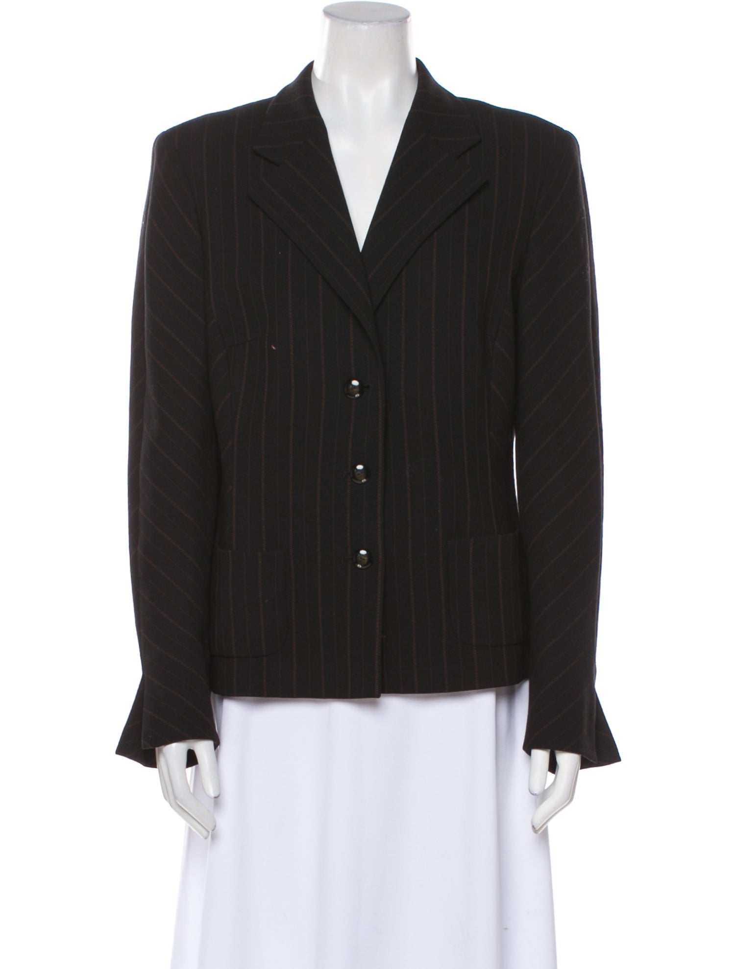 Escada Wool Striped Blazer