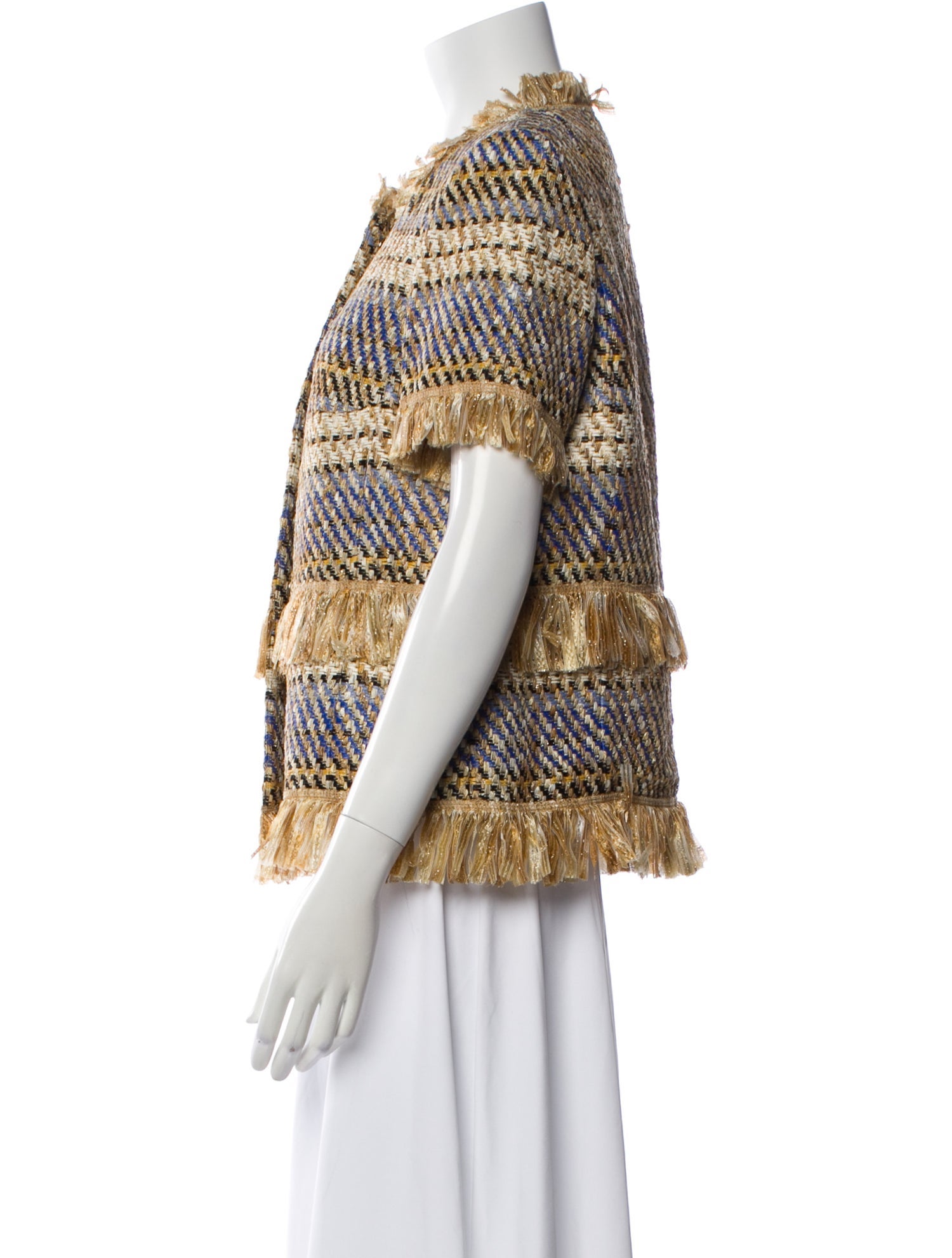 Escada Tweed Pattern Evening Jacket