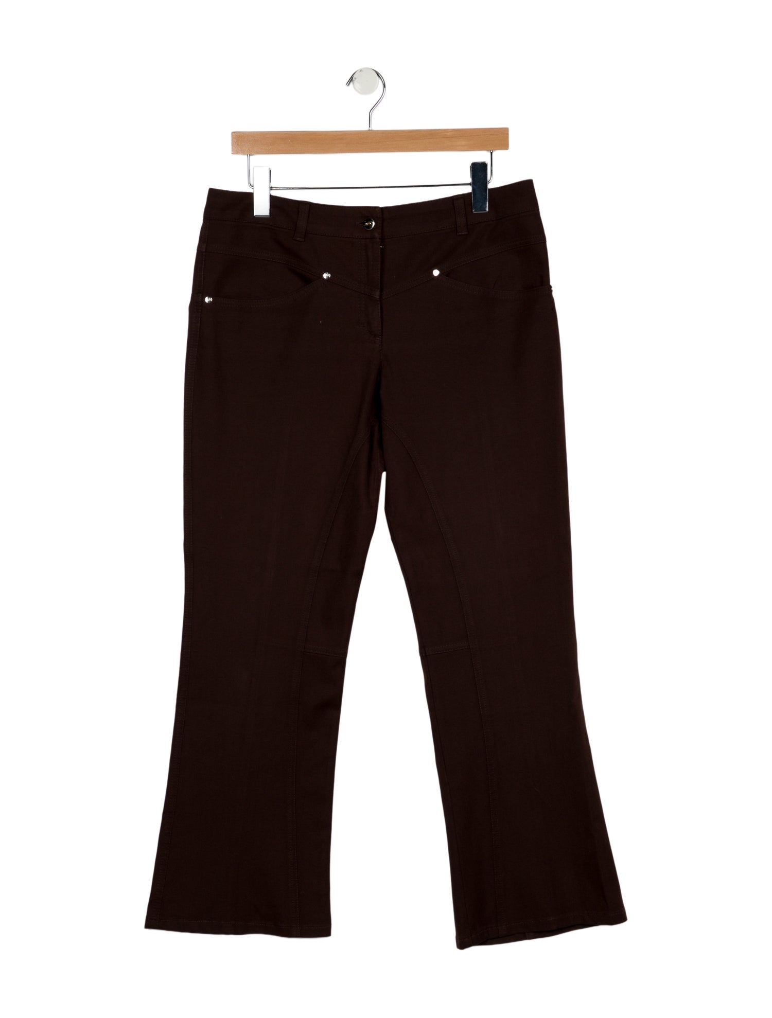 Escada Mid-Rise Wide Leg Jeans