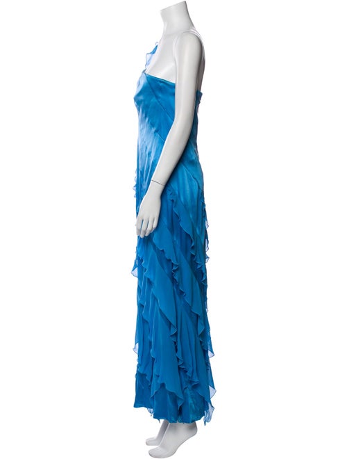 Escada One-Shoulder Long Dress