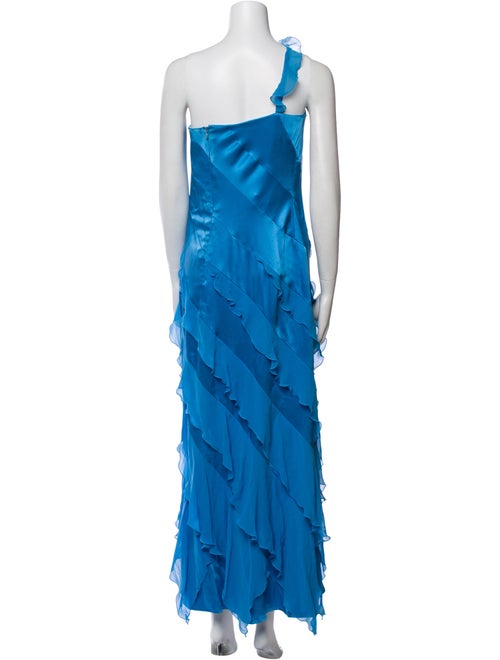 Escada One-Shoulder Long Dress