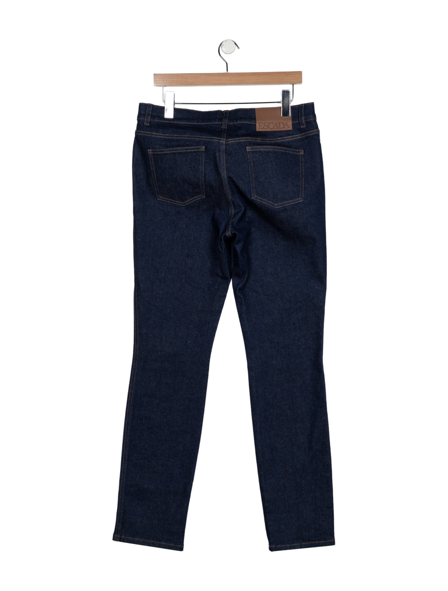 Escada Mid-Rise Straight Leg Jeans