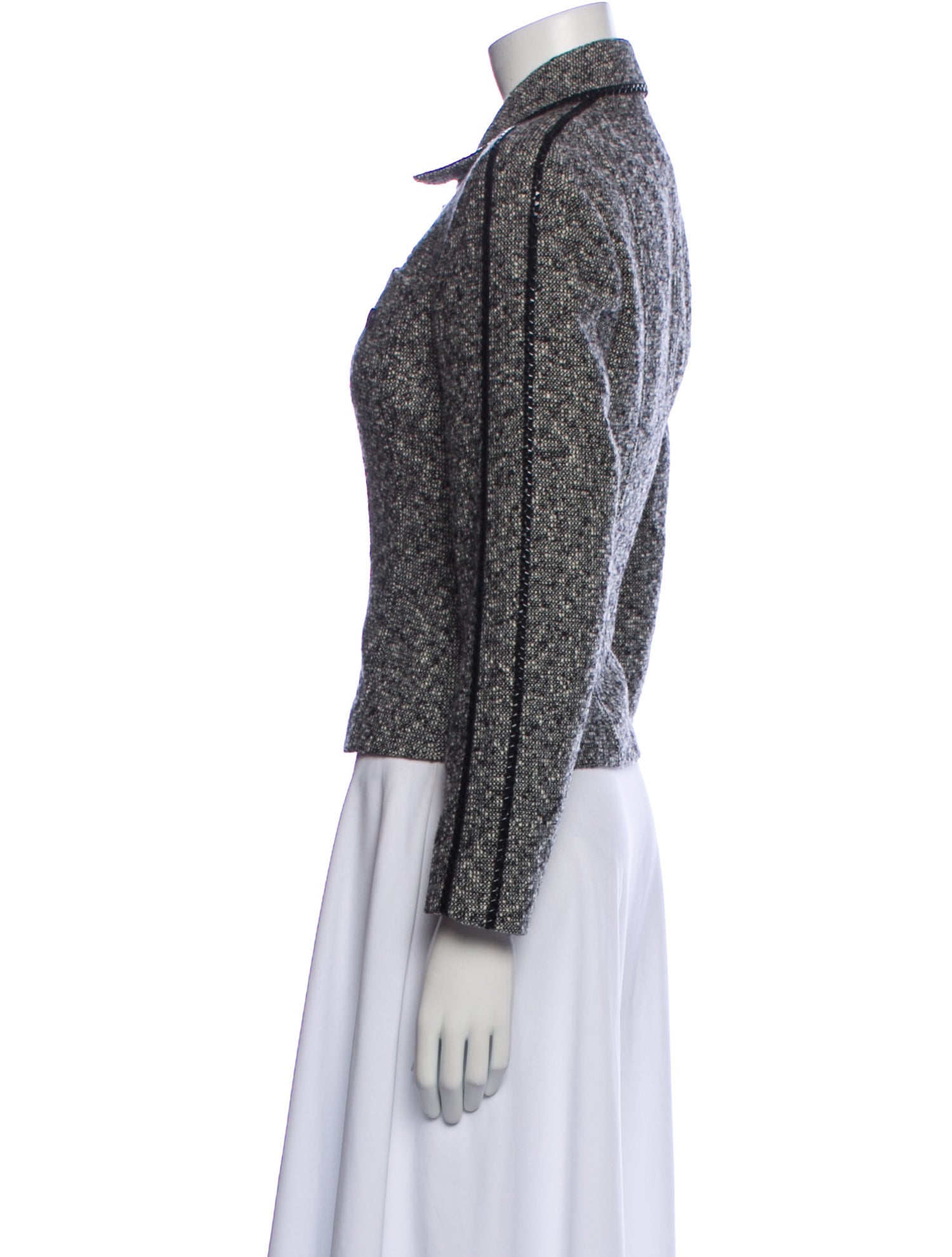 Escada Wool Tweed Pattern Blazer