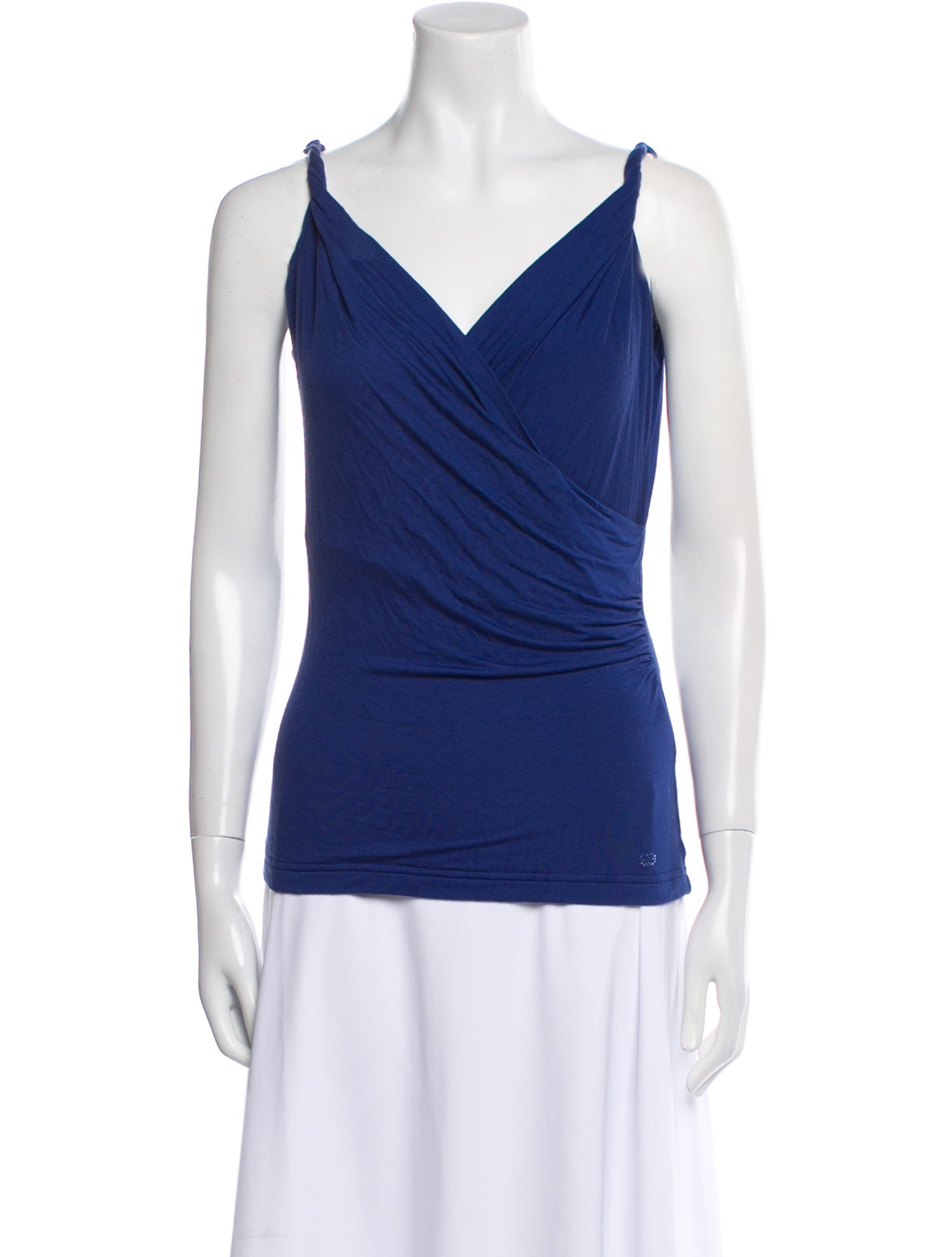 Escada V-Neck Sleeveless Top
