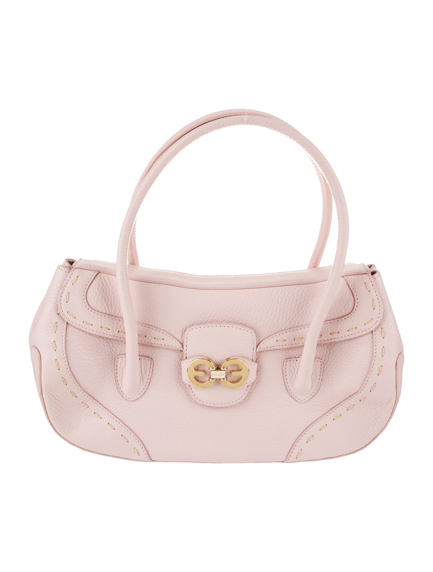 Escada Leather Top Handle Bag