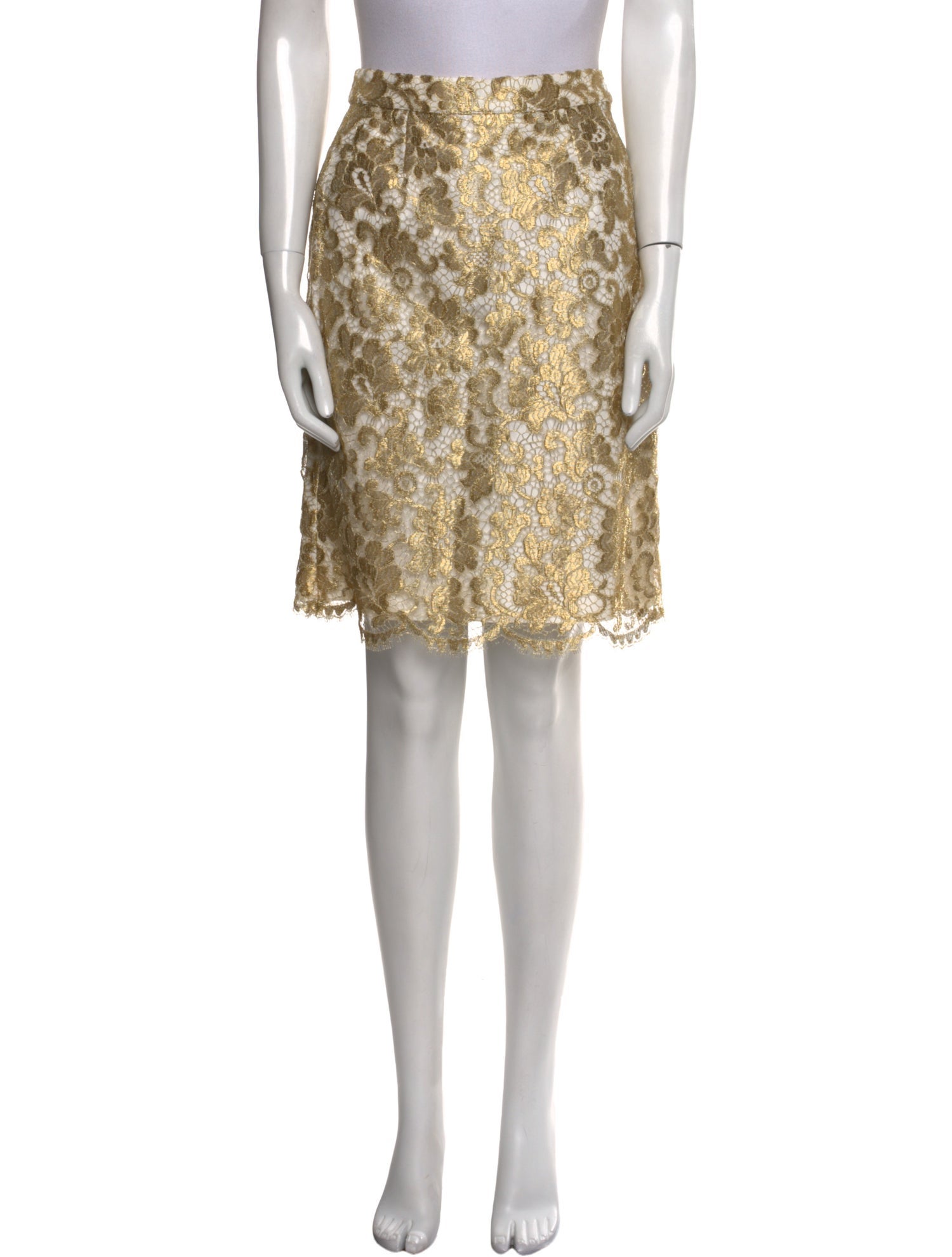 Escada Silk Knee-Length Skirt