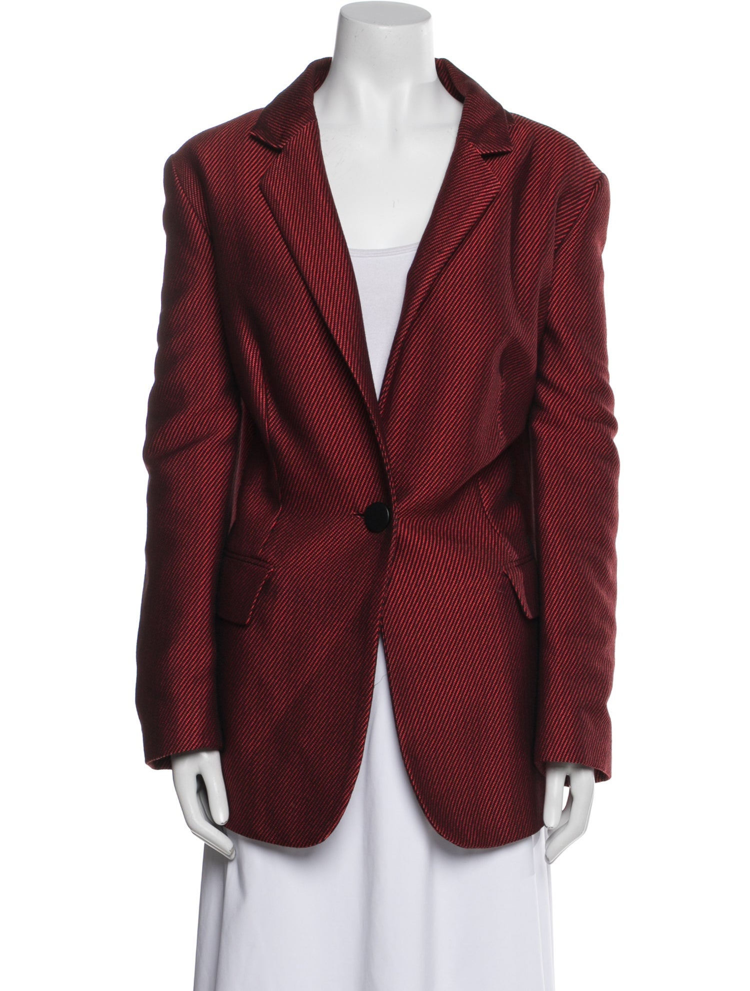 Escada Wool Striped Blazer