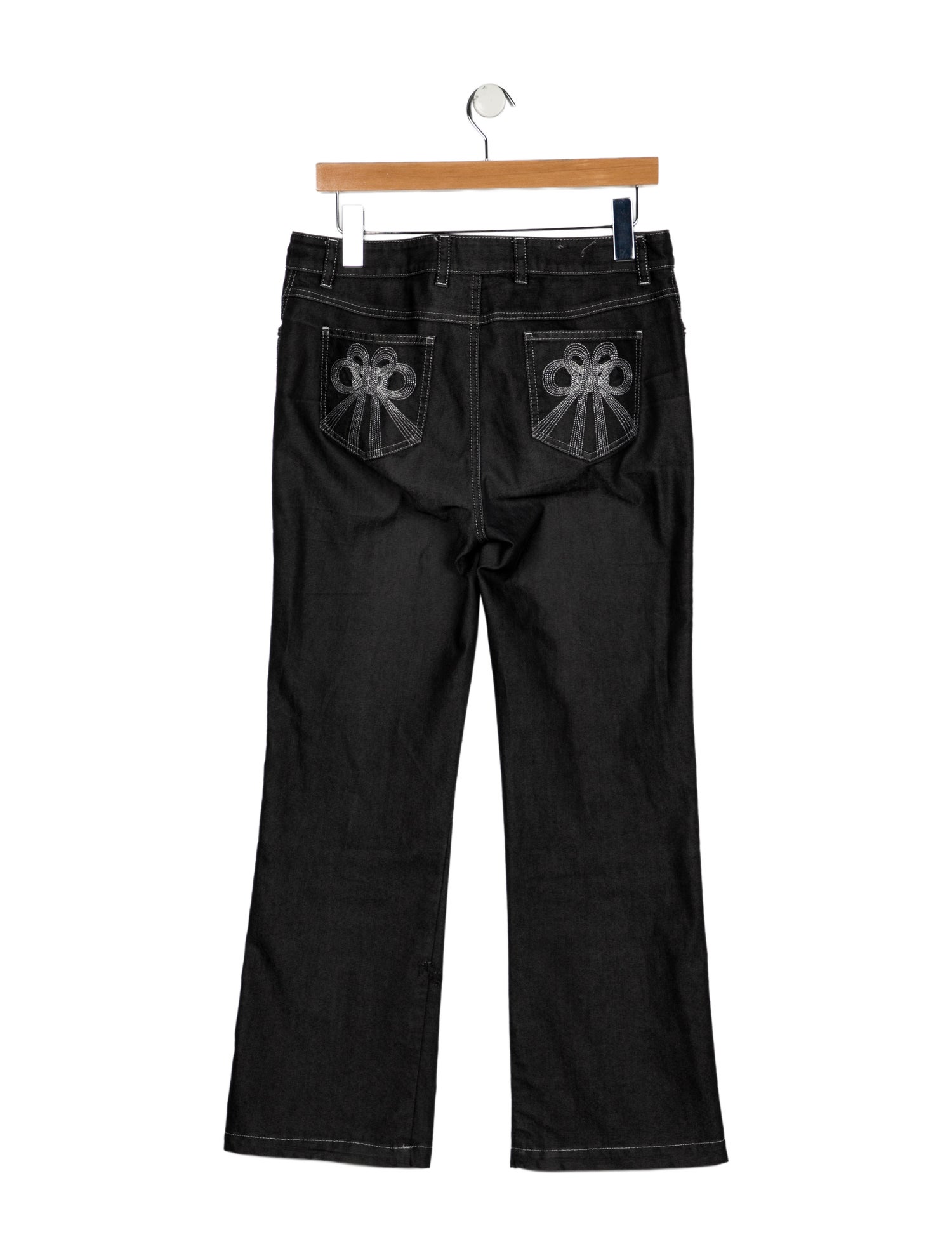 Escada Mid-Rise Wide Leg Jeans