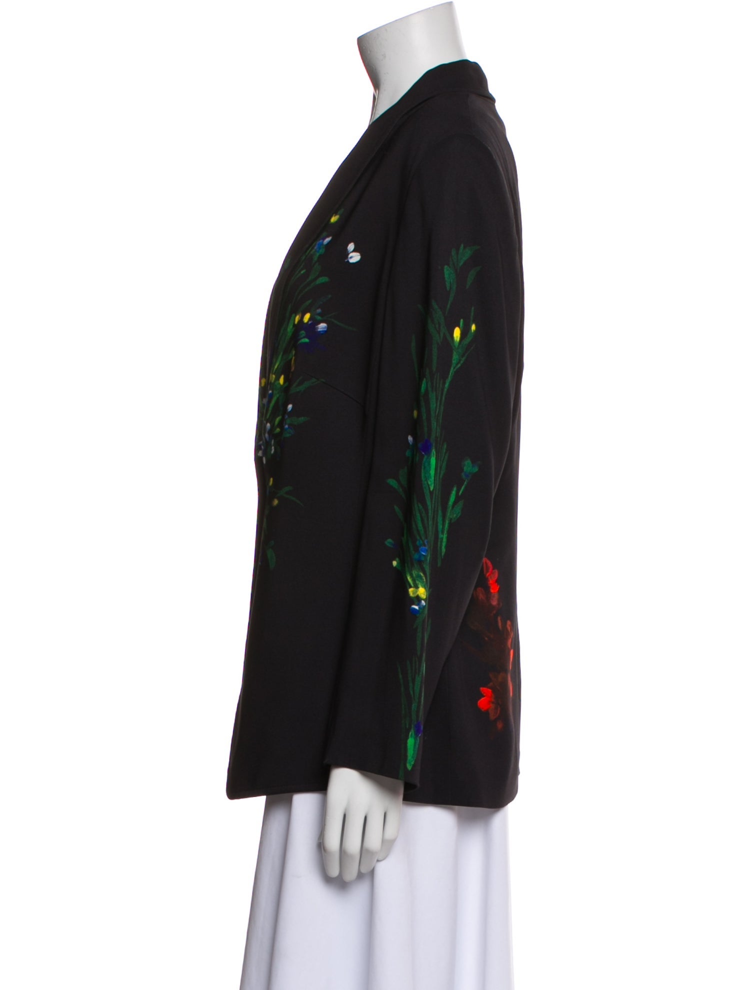 Escada Floral Print Blazer