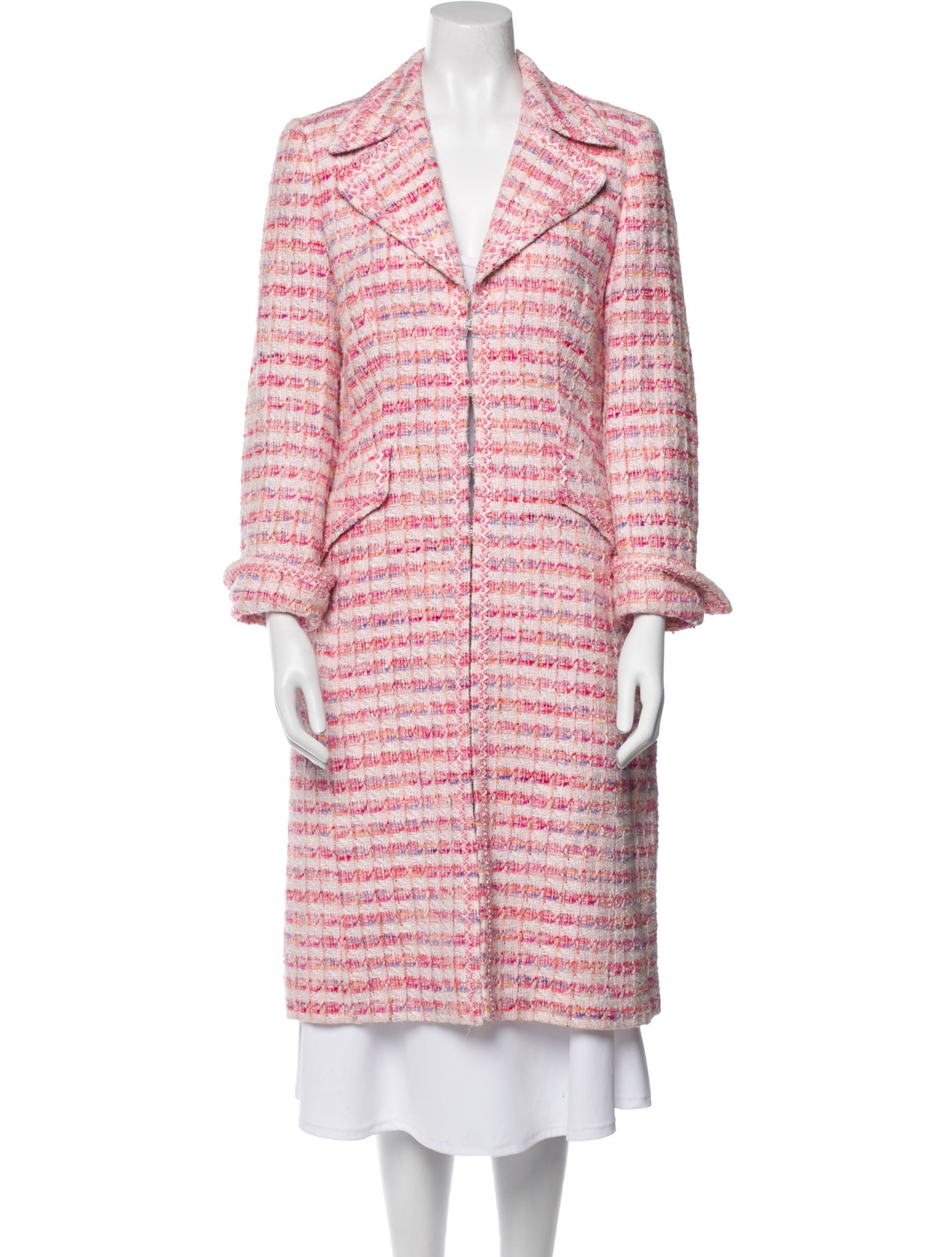 Escada Tweed Pattern Coat