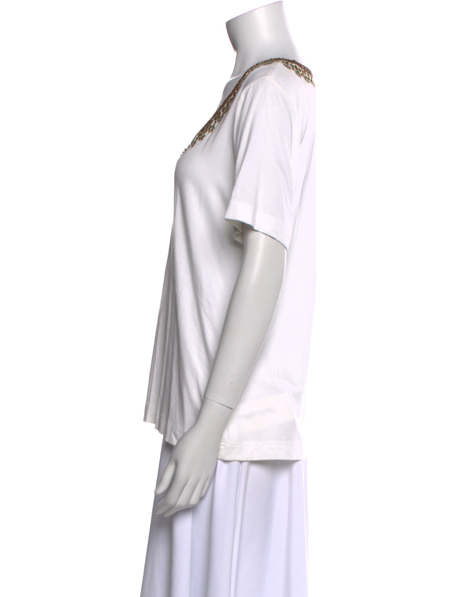 Escada Scoop Neck Short Sleeve T-Shirt