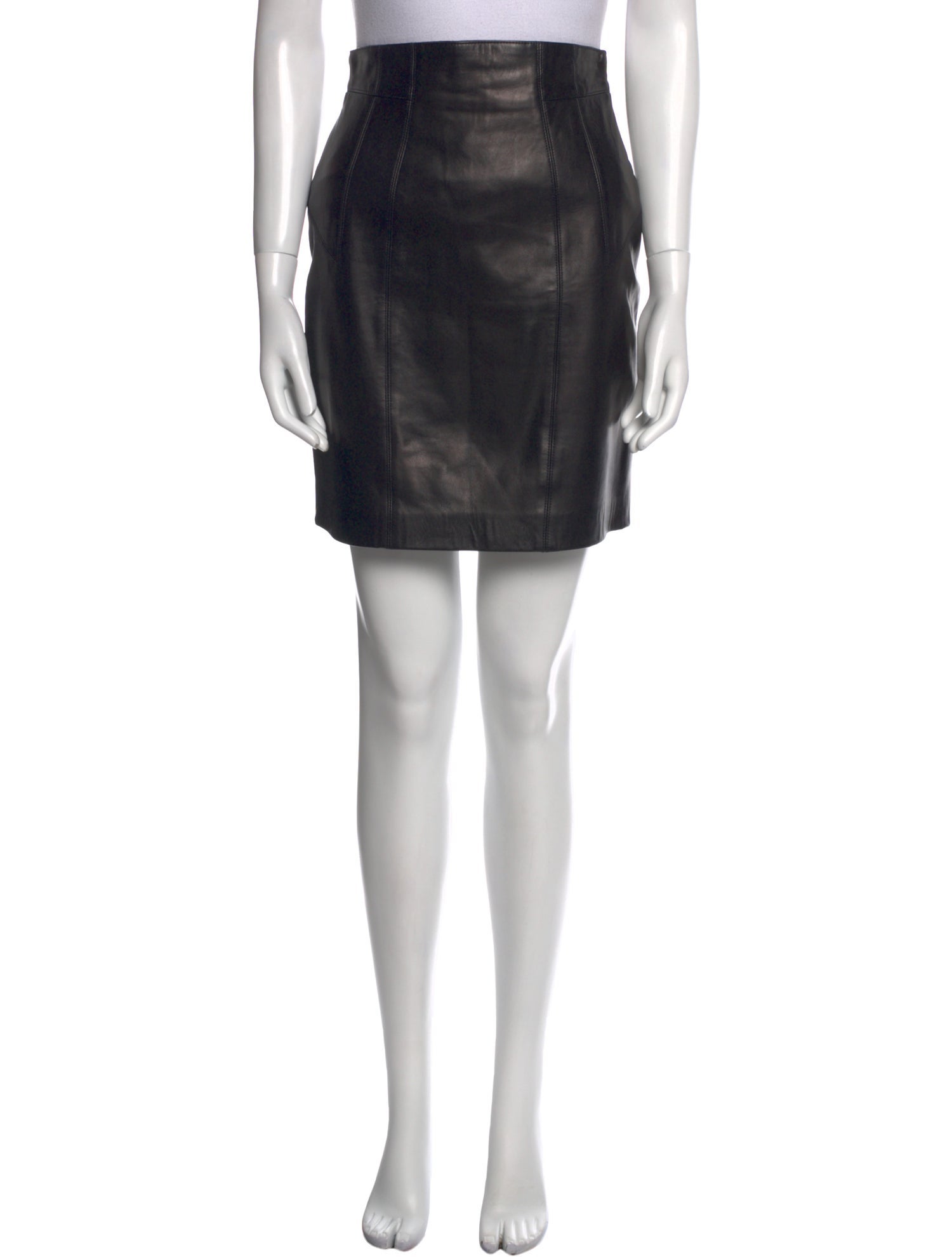 Escada Leather Mini Skirt