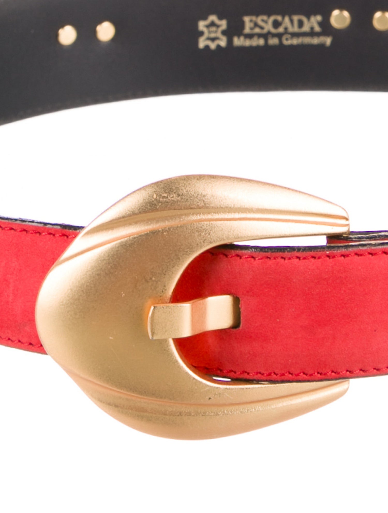 Escada Vintage Suede Waist Belt