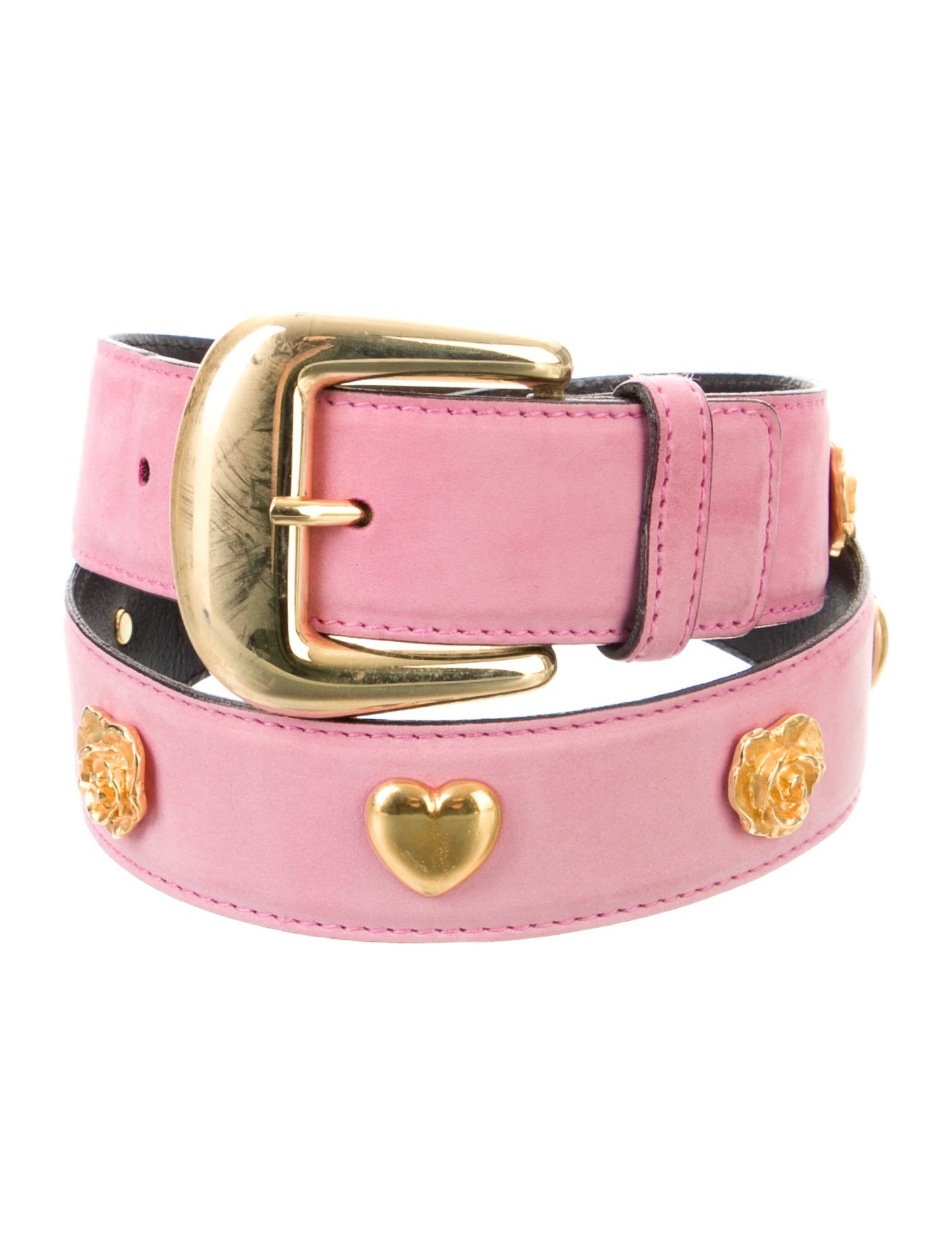 Escada Vintage Suede Waist Belt