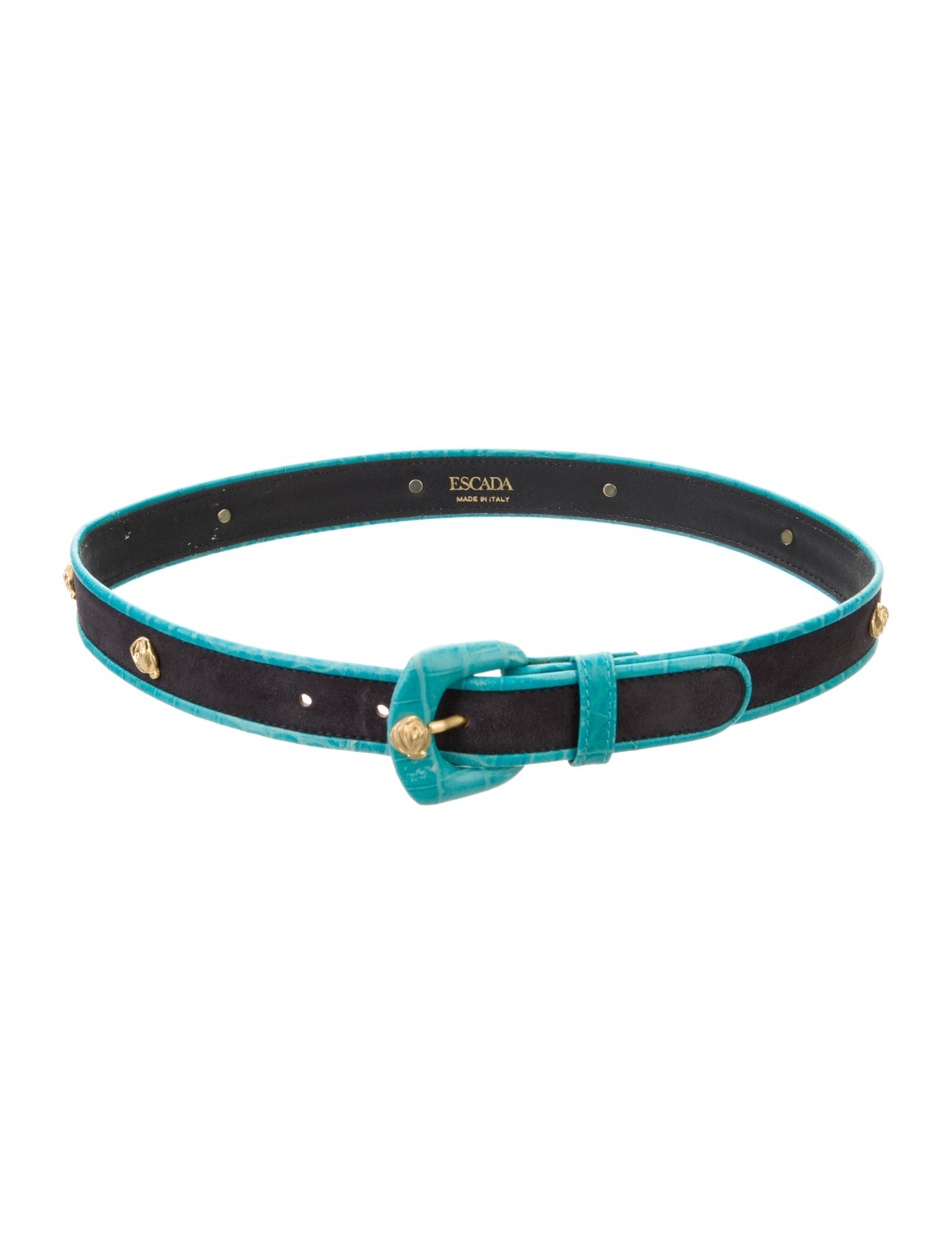 Escada Vintage Suede Waist Belt