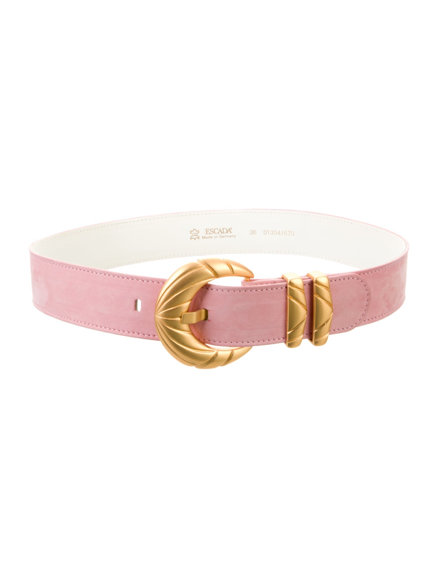 Escada Vintage Suede Waist Belt