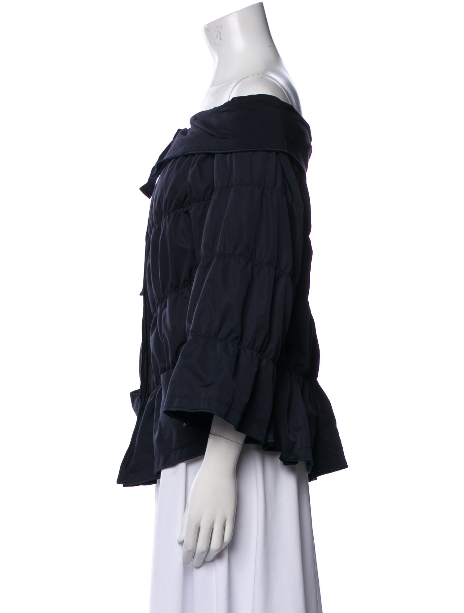 Escada Off-The-Shoulder Three-Quarter Sleeve Blouse