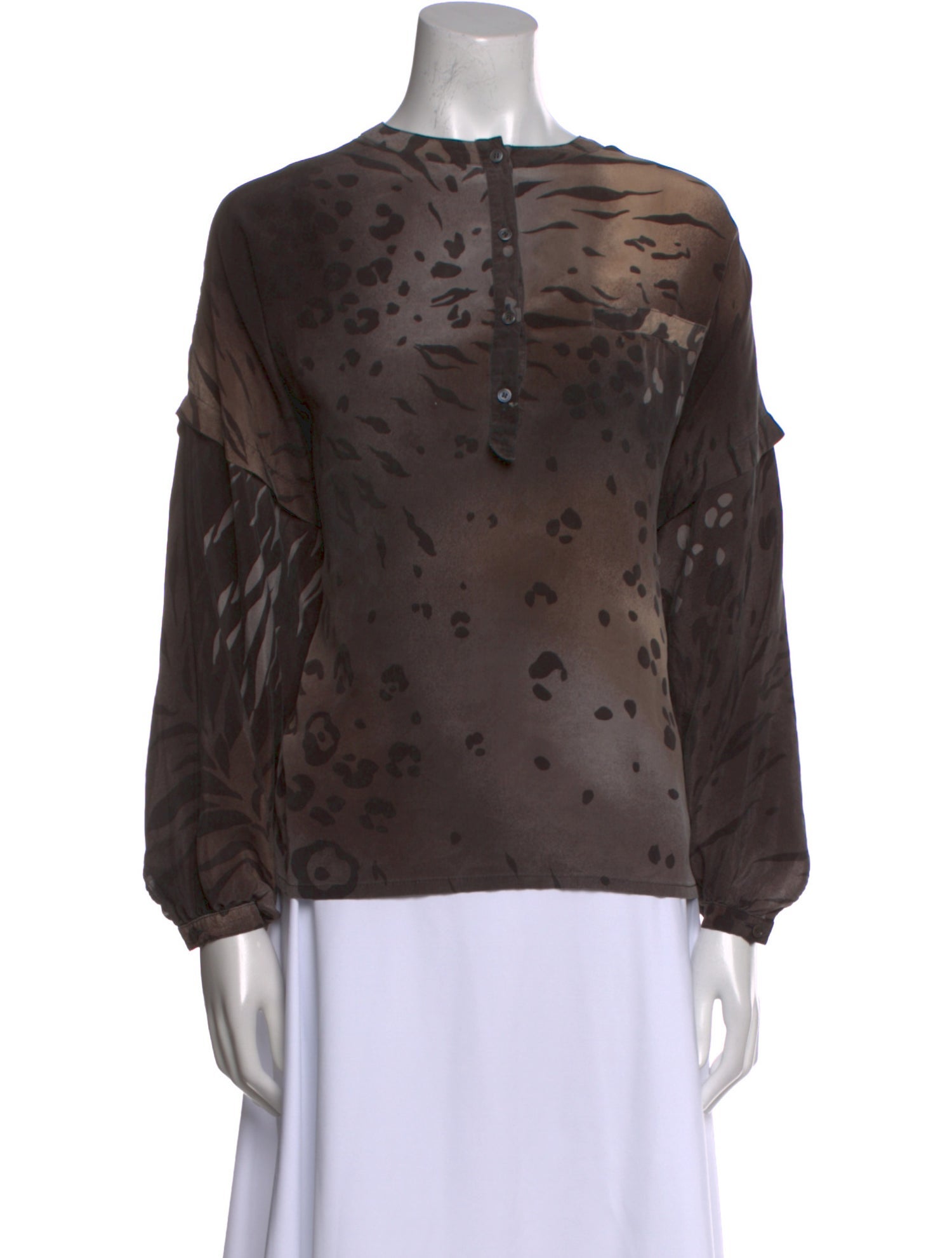 Escada Silk Printed Blouse