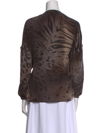 Escada Silk Printed Blouse