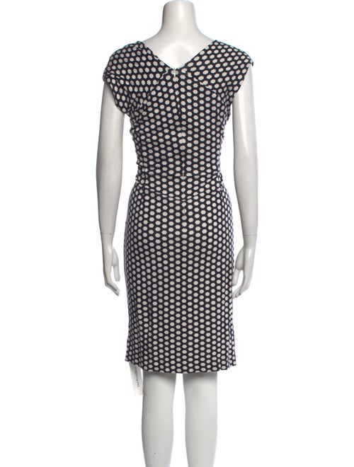 Escada Printed Knee-Length Dress