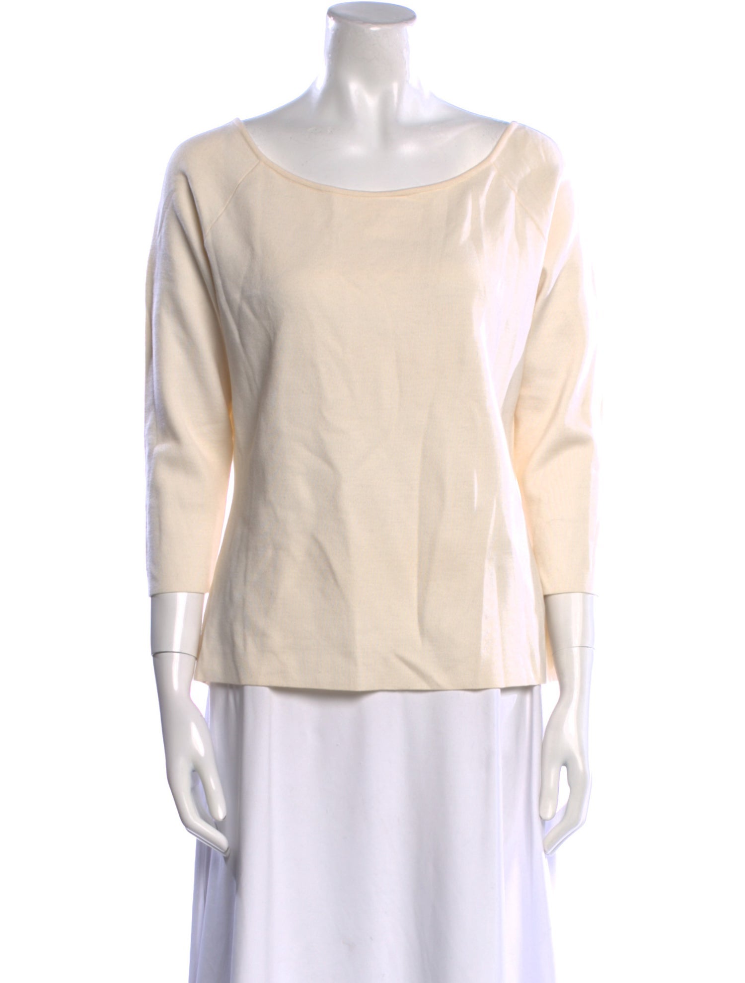 Escada Virgin Wool Bateau Neckline T-Shirt