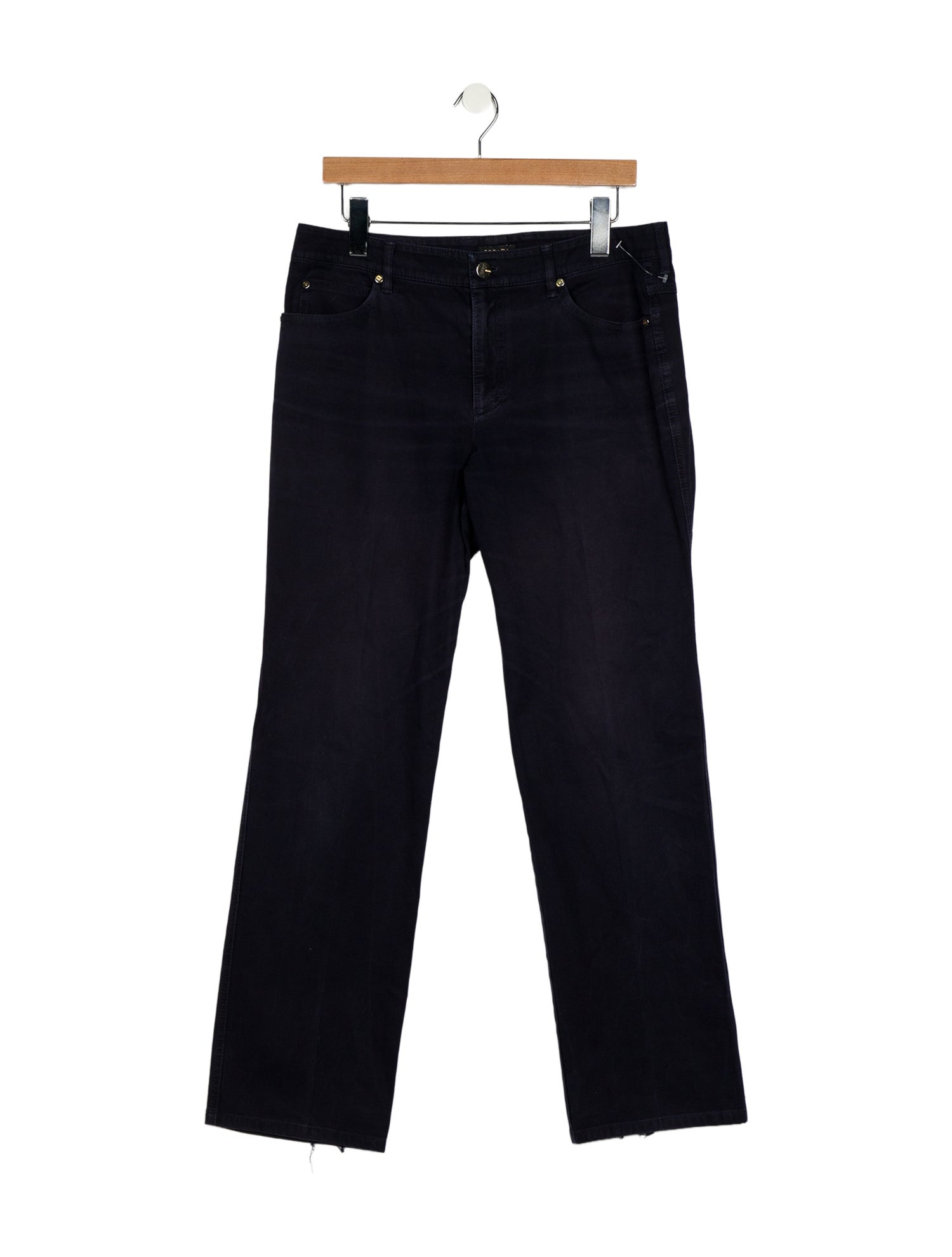 Escada High-Rise Wide Leg Jeans