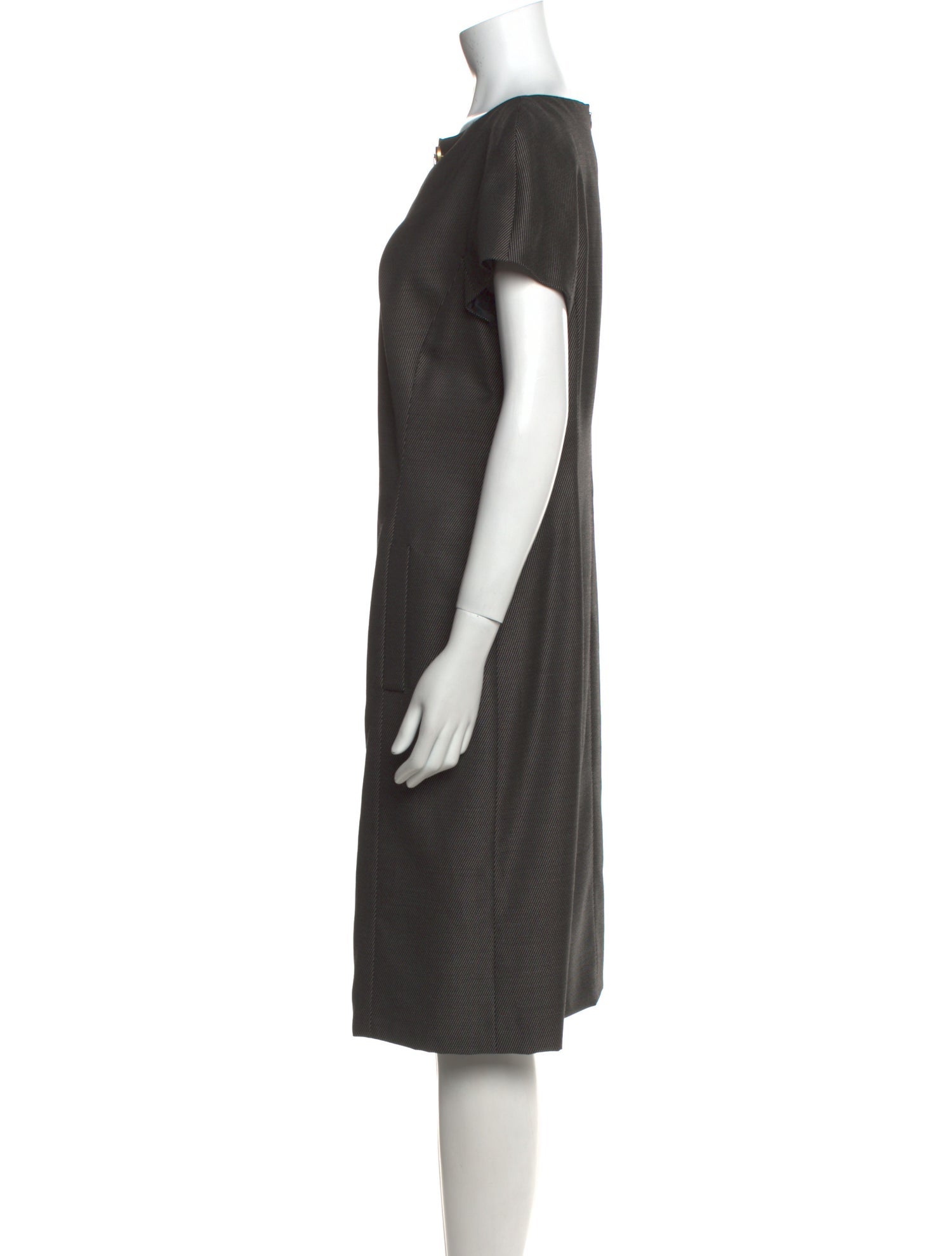 Escada Wool Midi Length Dress