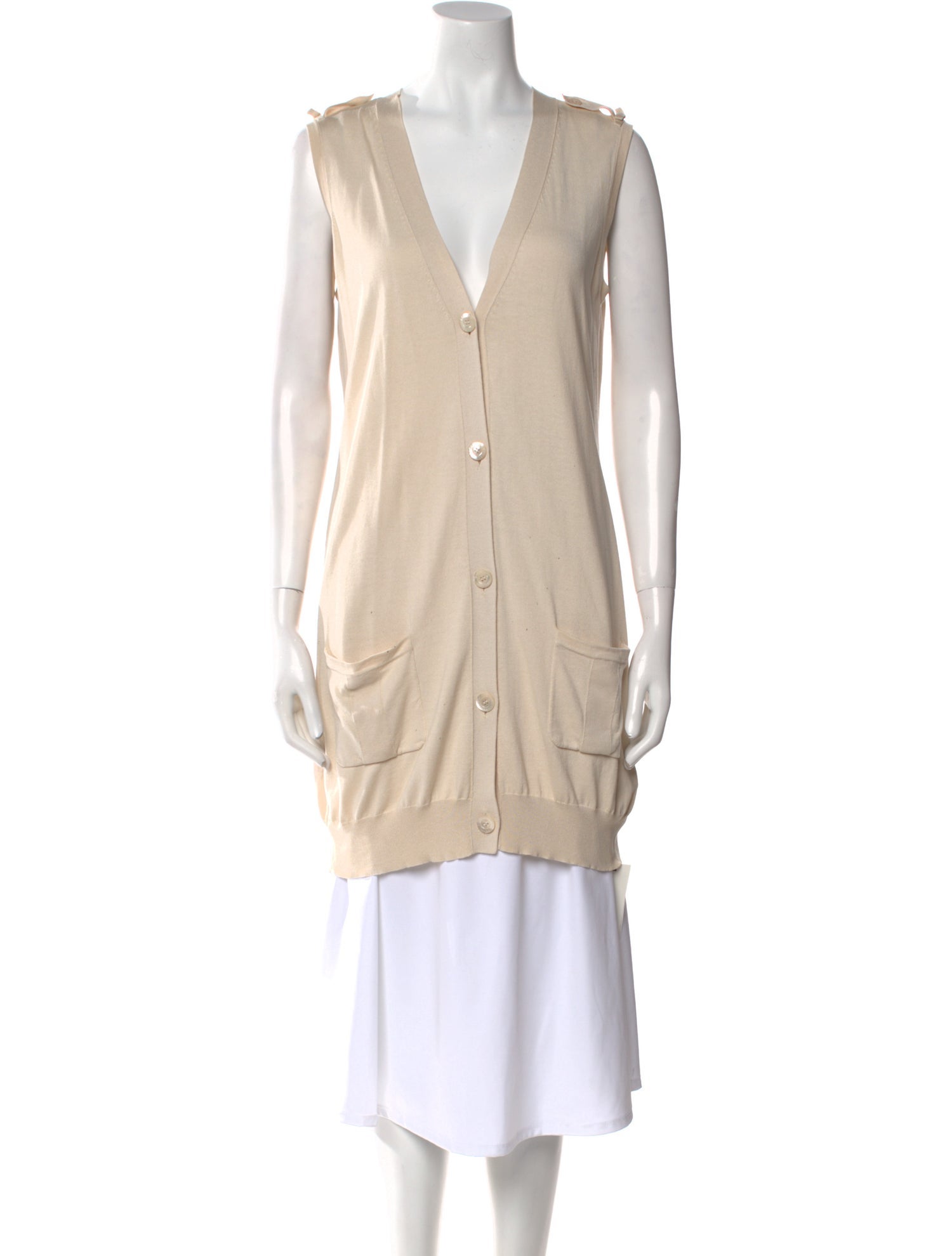 Escada Silk V-Neck Tunic