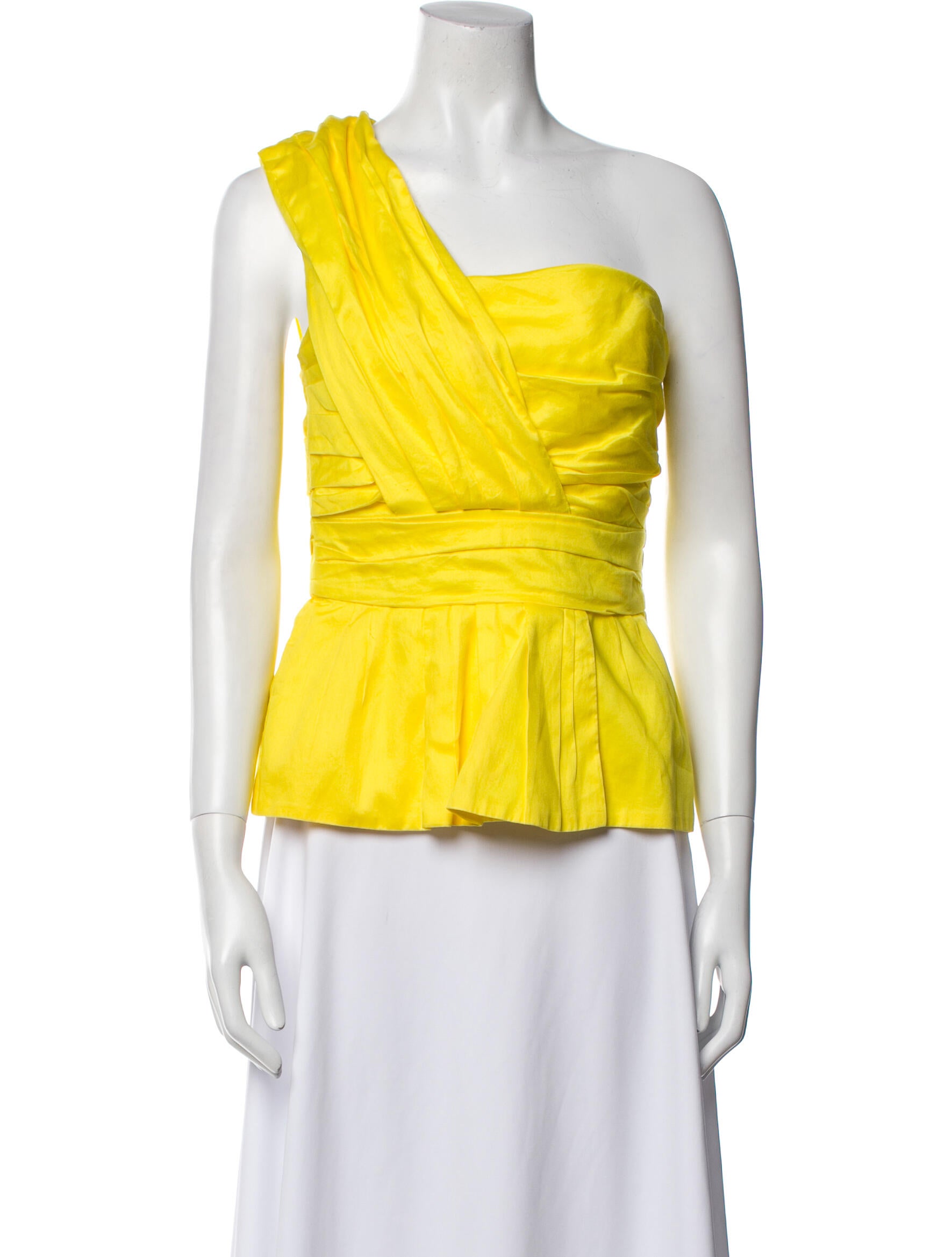Escada One-Shoulder Sleeveless Top