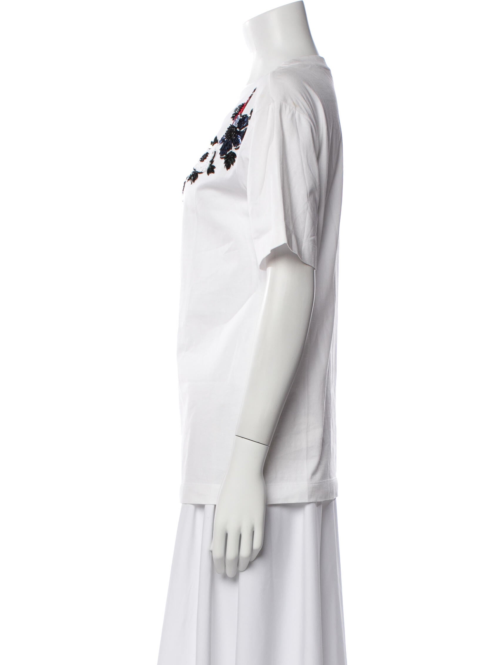 Escada Graphic Print Scoop Neck T-Shirt