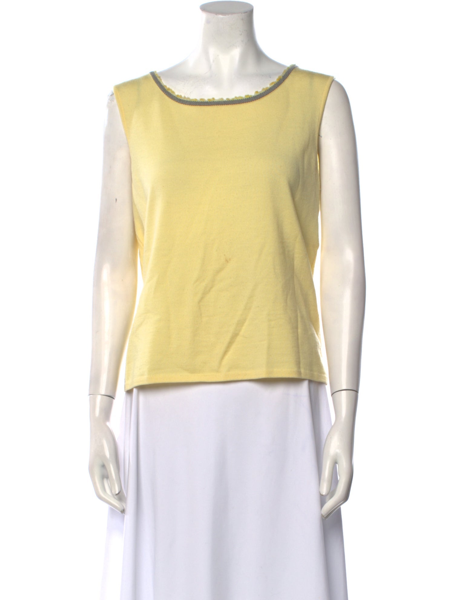 Escada Wool Scoop Neck Top