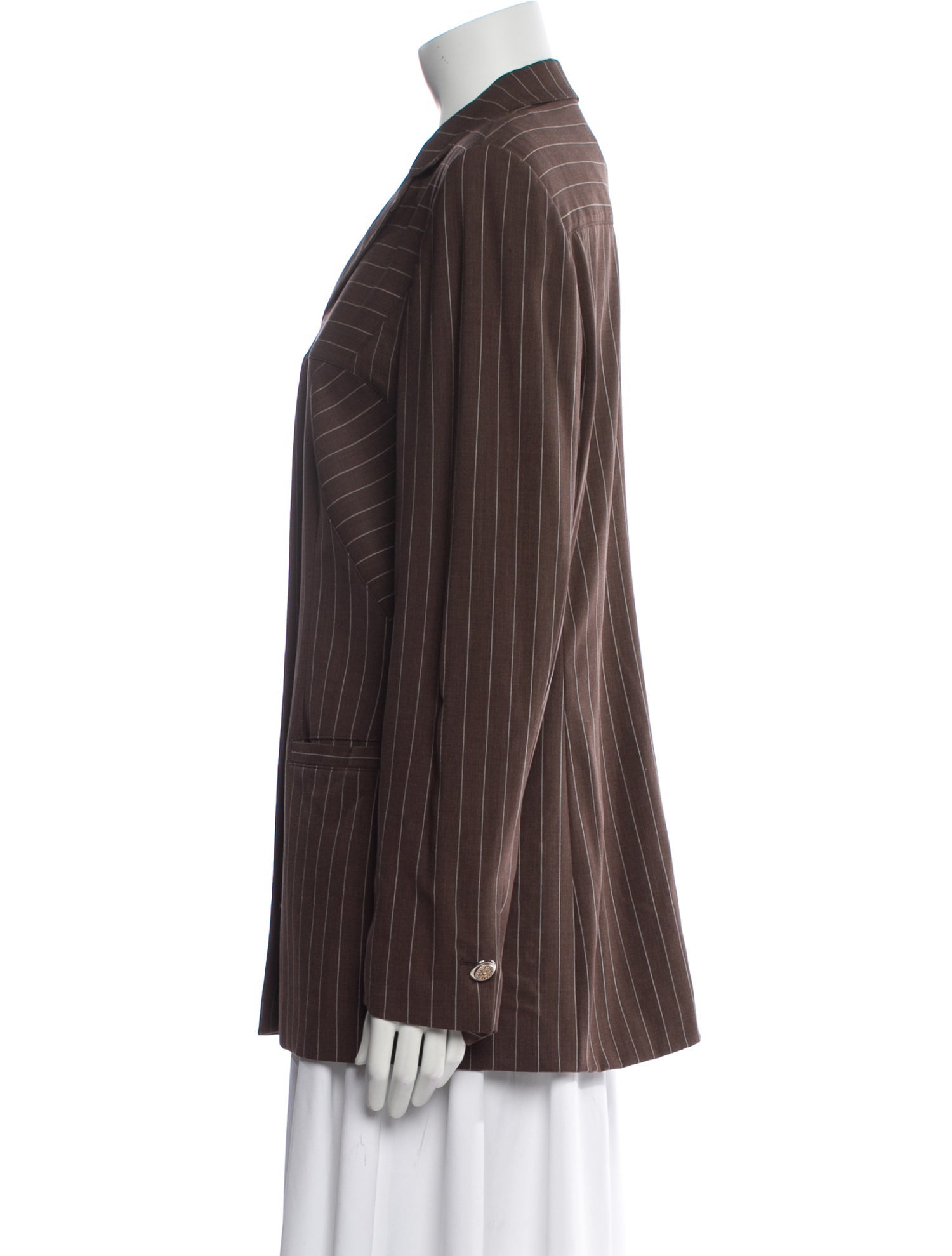 Escada Wool Striped Blazer