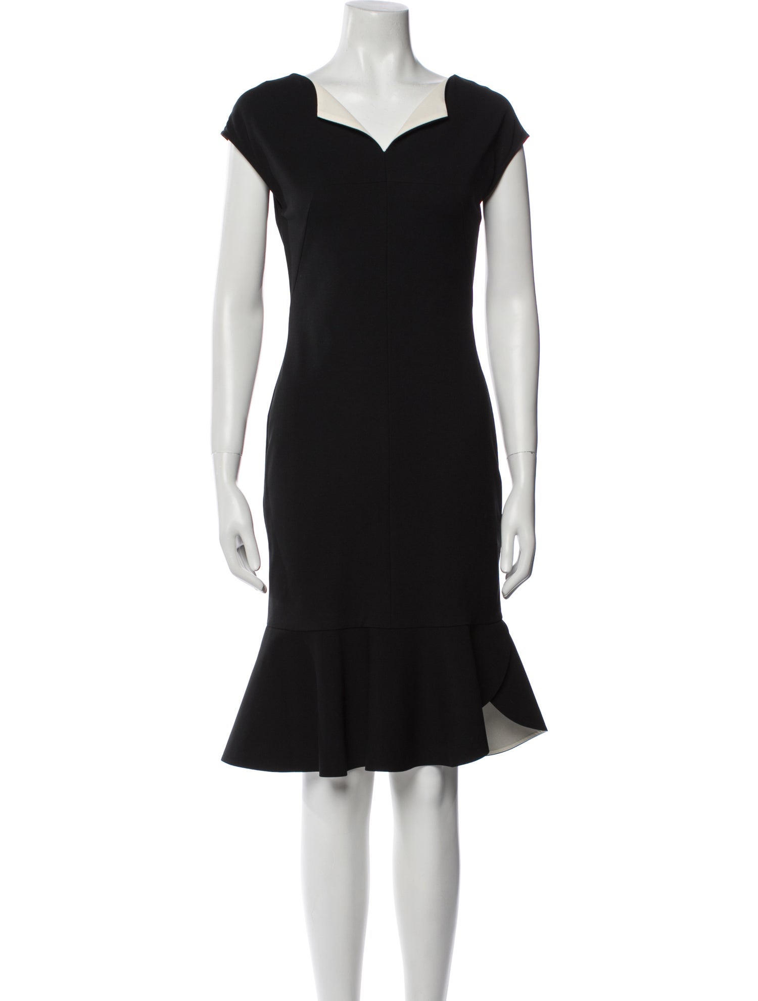 Escada Wool Knee-Length Dress