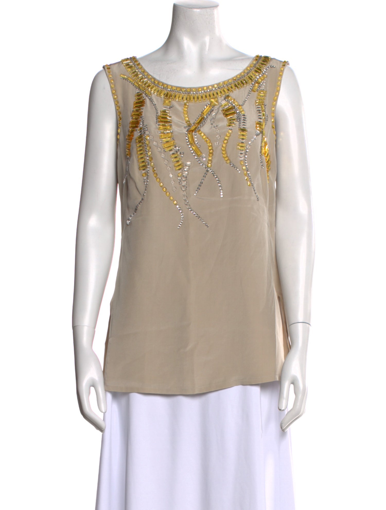 Escada Silk Scoop Neck Top w/ Tags