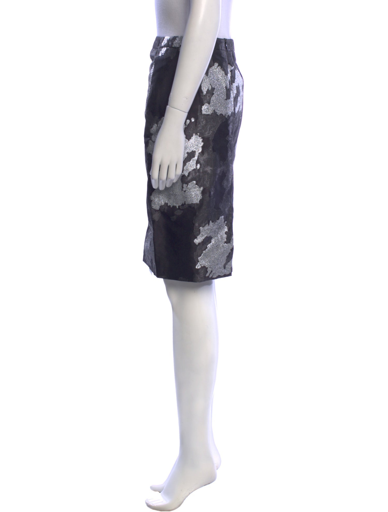 Escada Printed Knee-Length Skirt w/ Tags