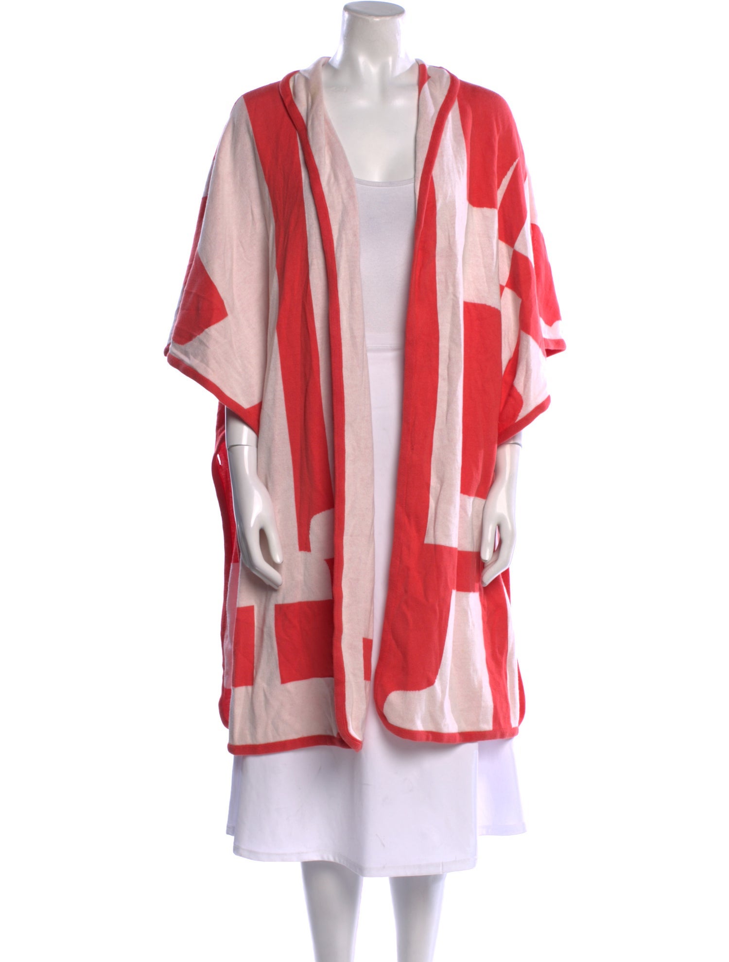 Escada Striped V-Neck Sweater