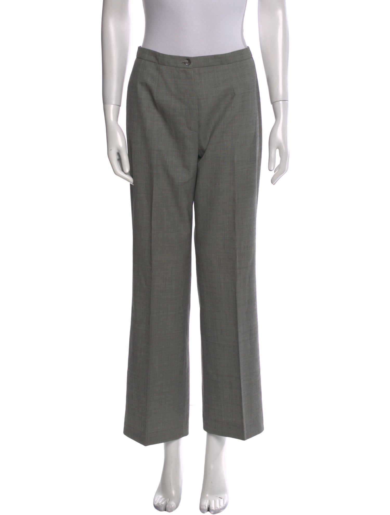 Escada Silk Straight Leg Pants