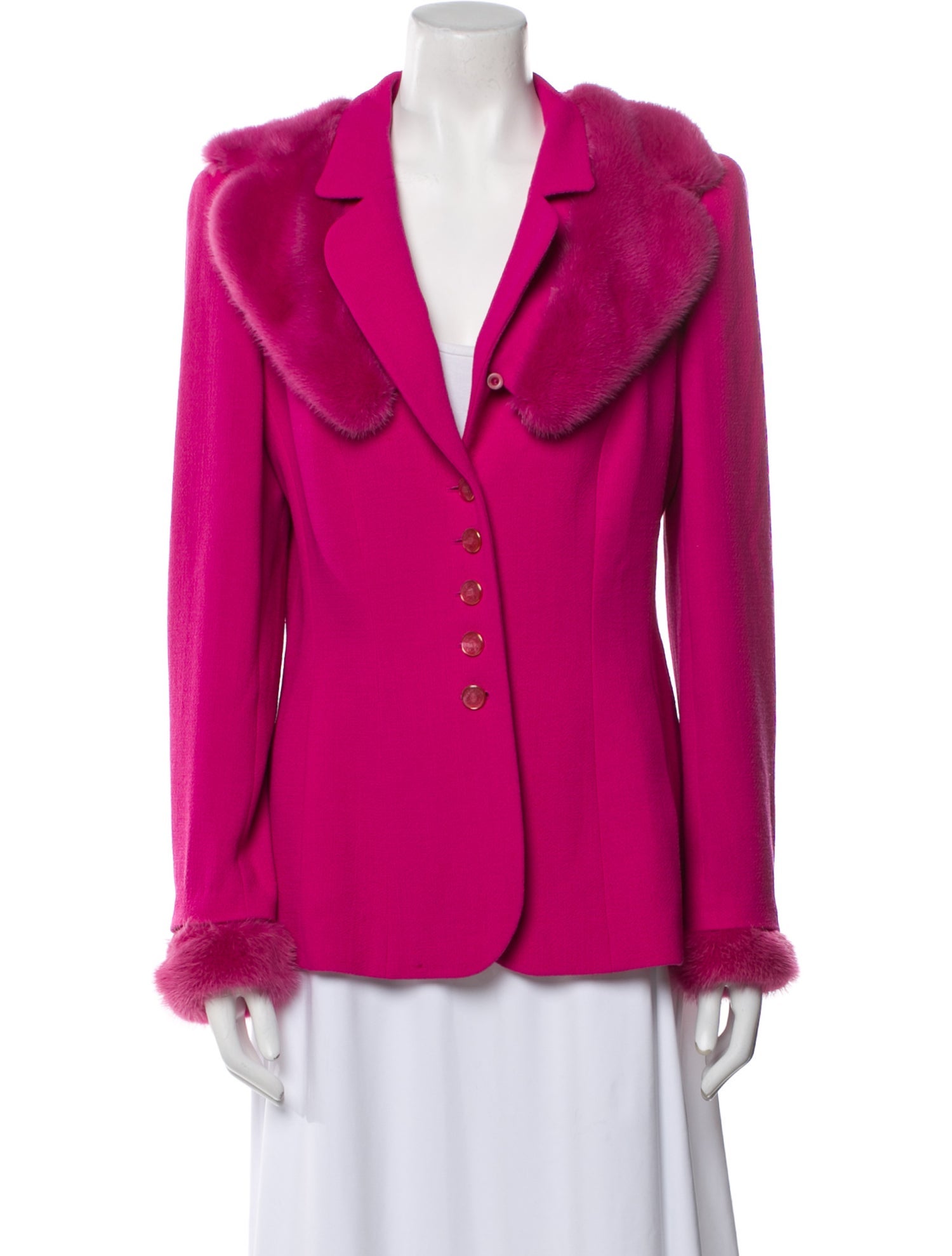 Escada Vintage 2000's Fur Jacket