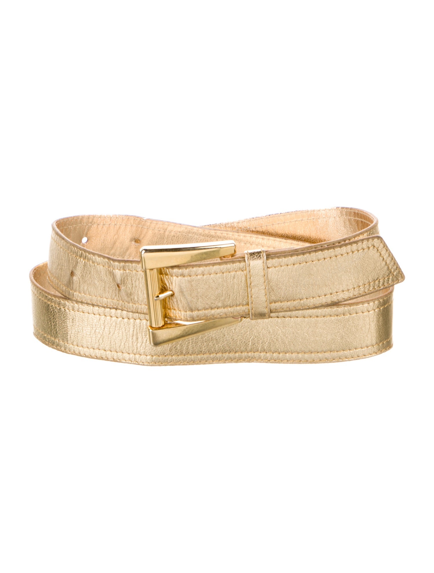 Escada Skinny Leather Belt