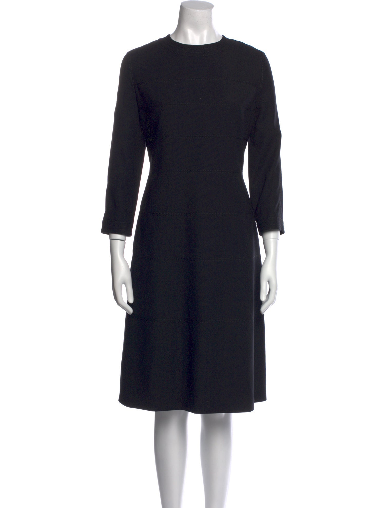 Escada Virgin Wool Midi Length Dress