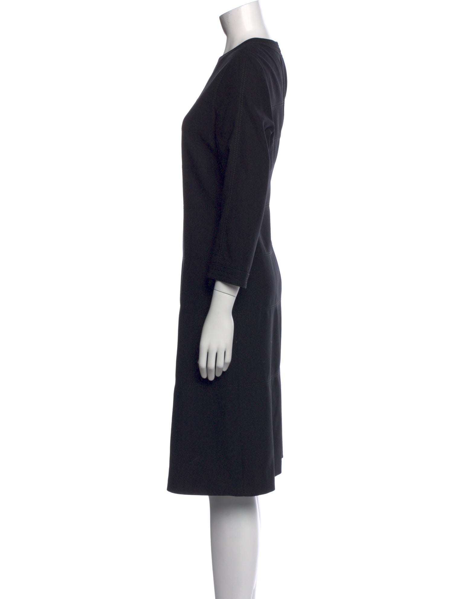 Escada Virgin Wool Midi Length Dress