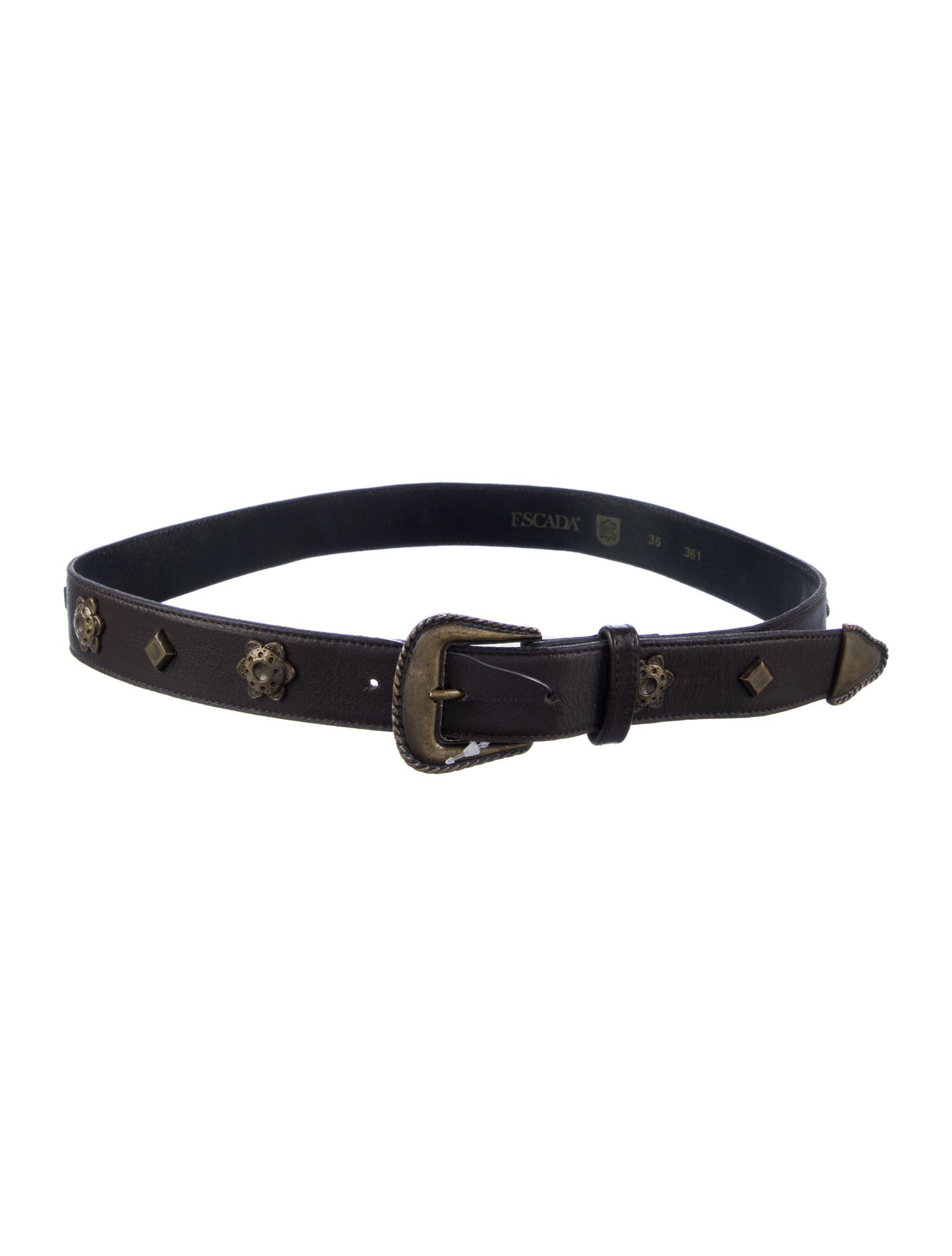 Escada Skinny Leather Belt