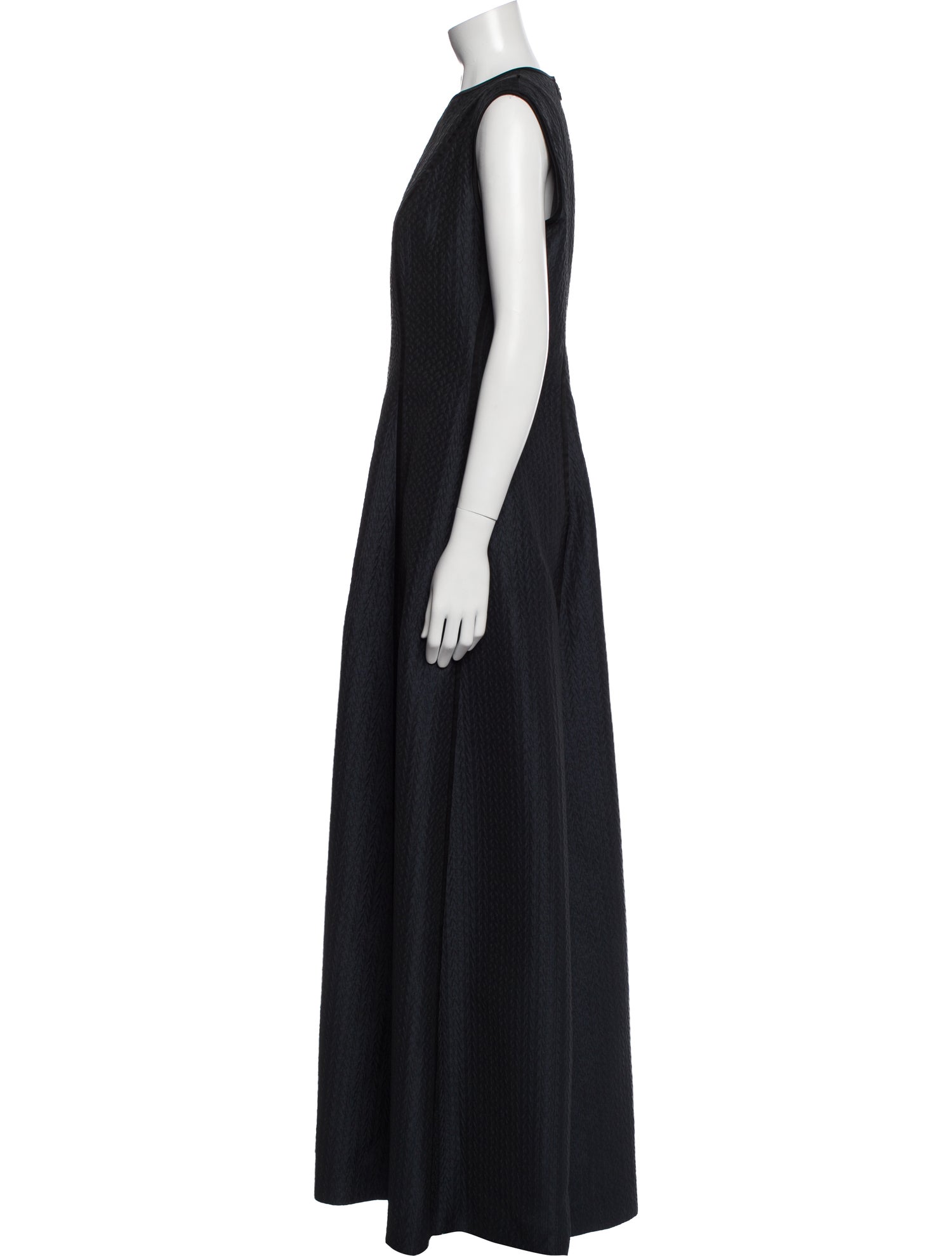 Escada Crew Neck Long Dress