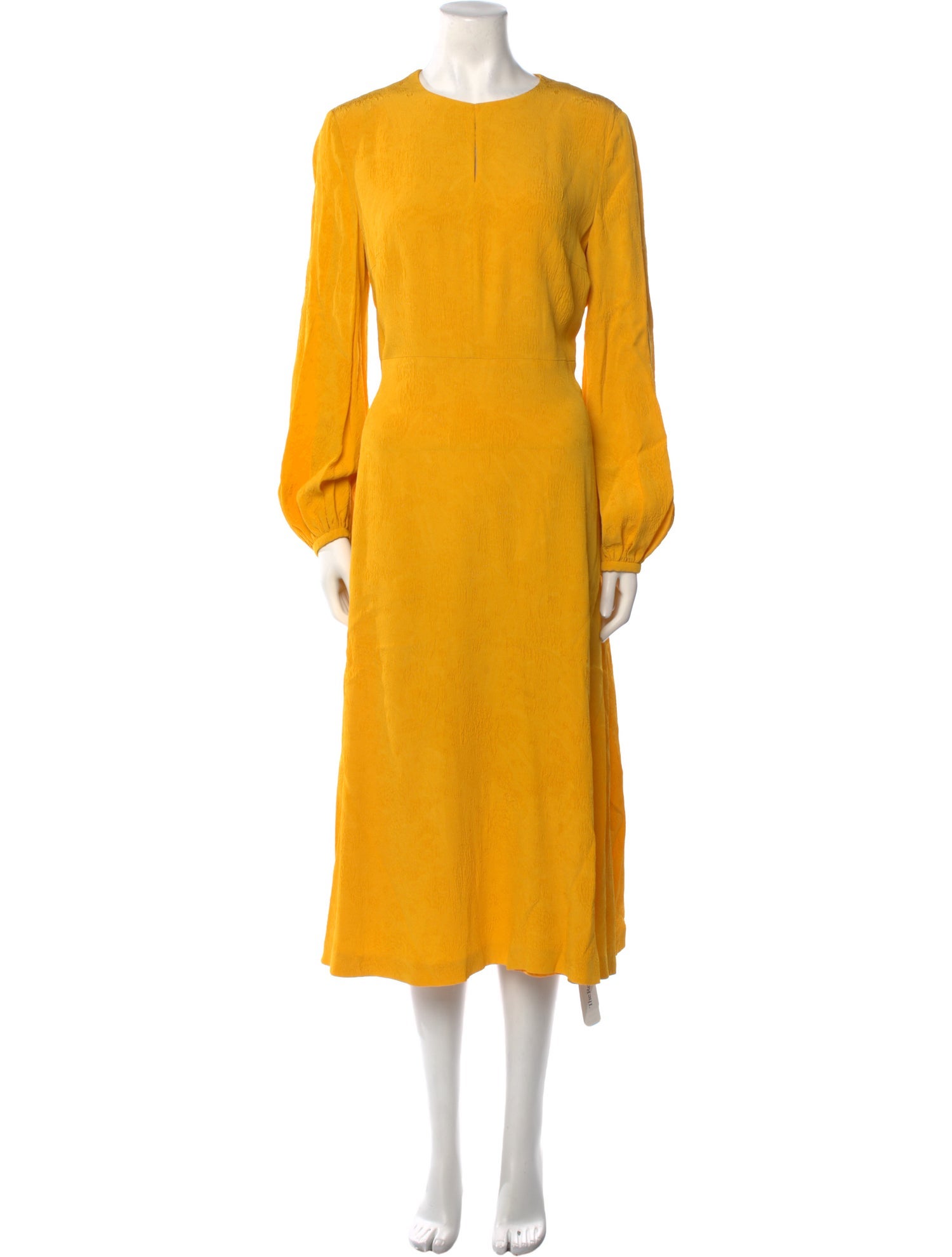 Escada Crew Neck Midi Length Dress