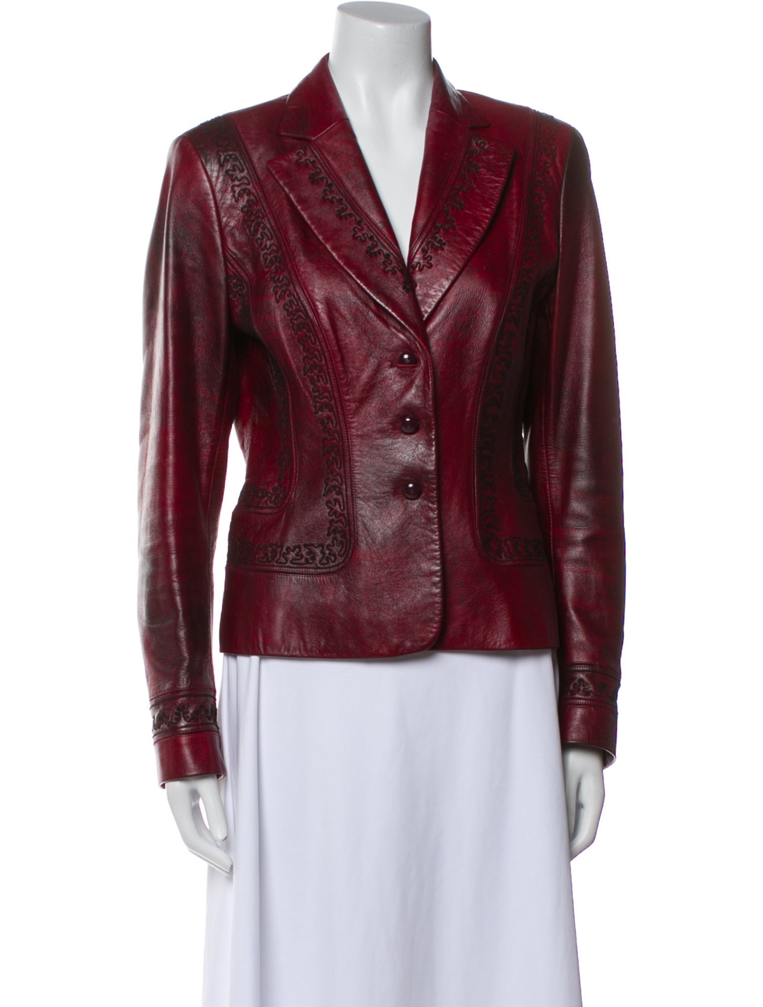 Escada Lambskin Blazer