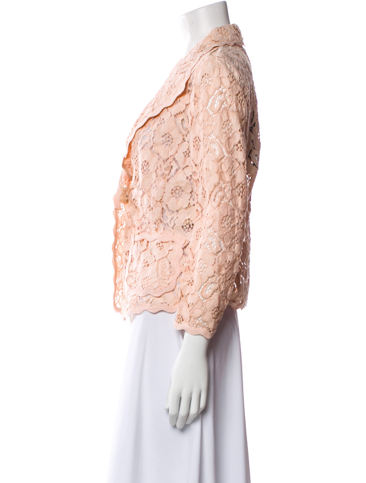 Escada Lace Floral Print Blazer w/ Tags