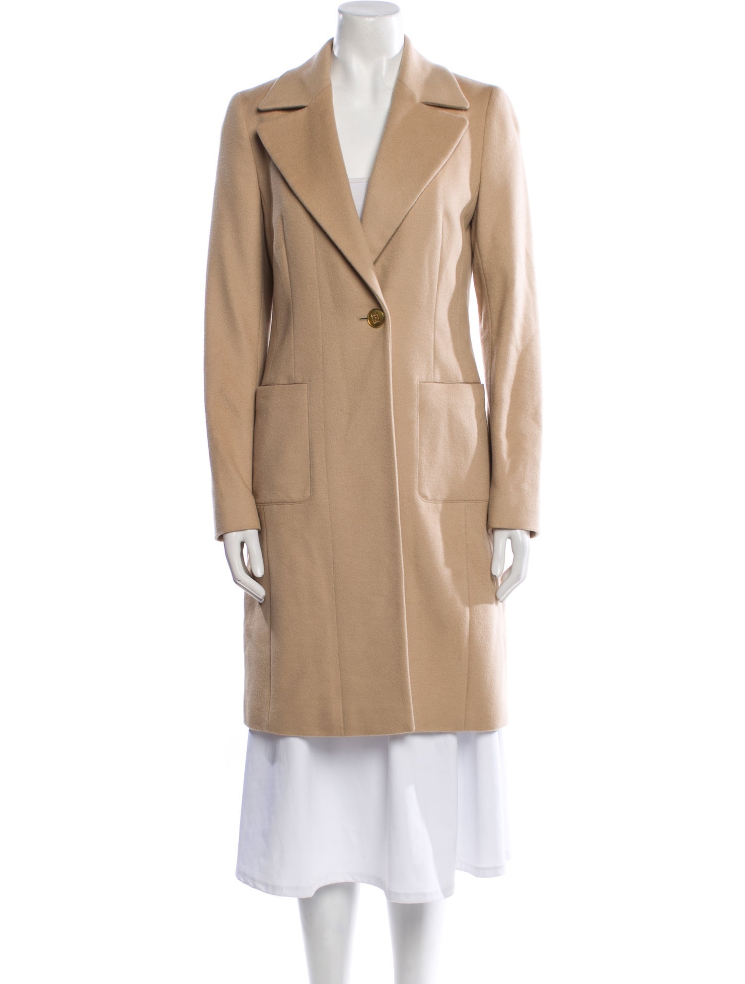 Escada Virgin Wool Peacoat