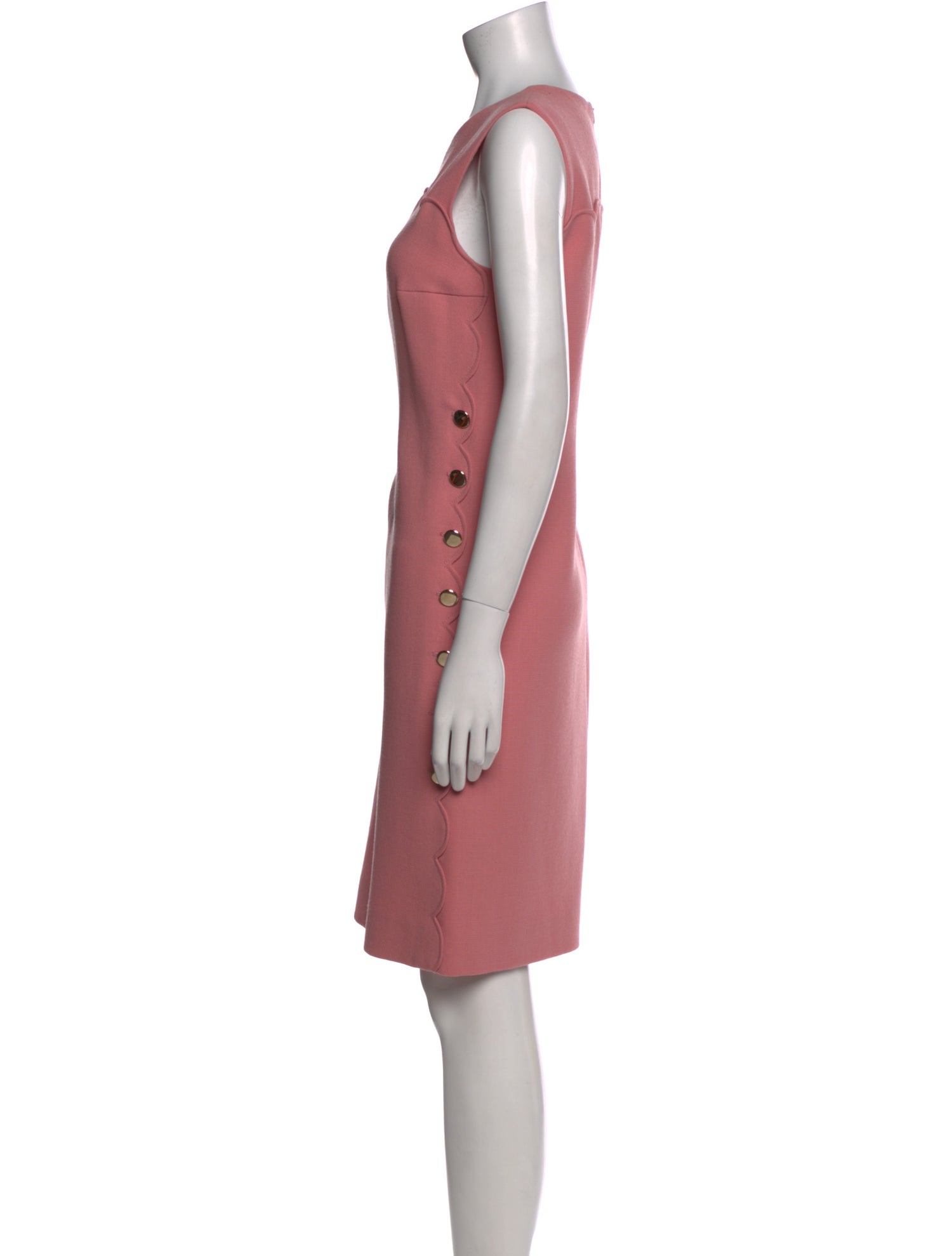 Escada Virgin Wool Knee-Length Dress