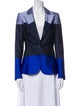 Escada Colorblock Pattern Blazer